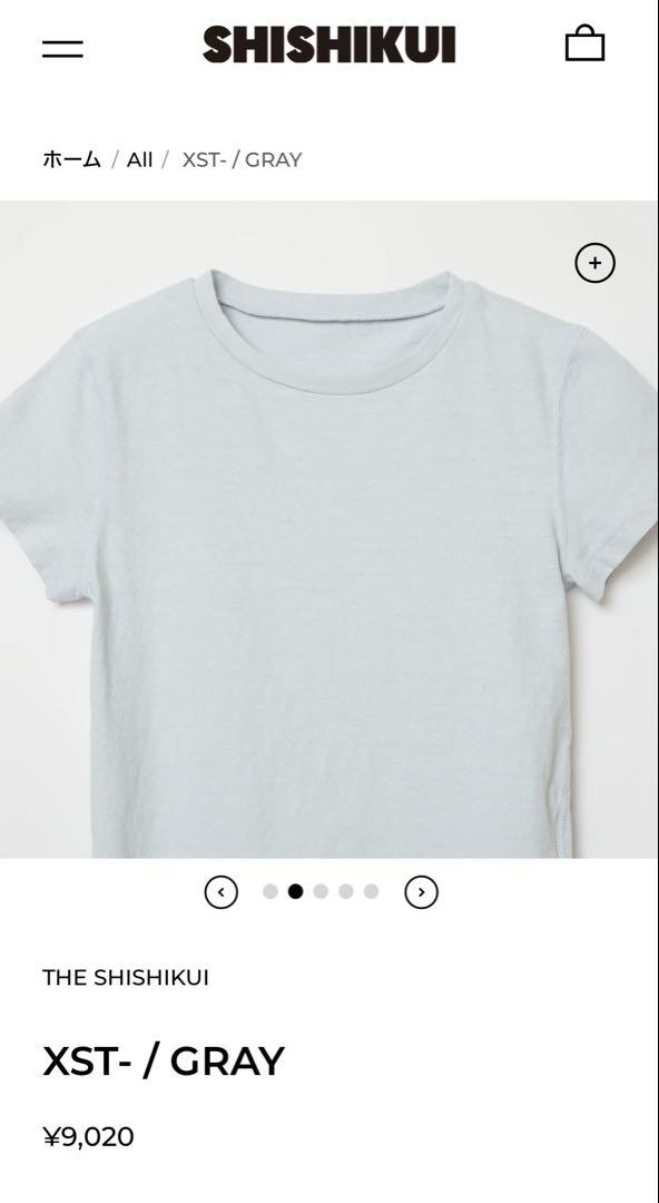 シシクイ　 THE SHISHIKUI XST / 短丈　 ネップTシャツ シシクイ THE SHISHIKUI XST / GRAY 短丈 ネップTシャツ - メルカリ