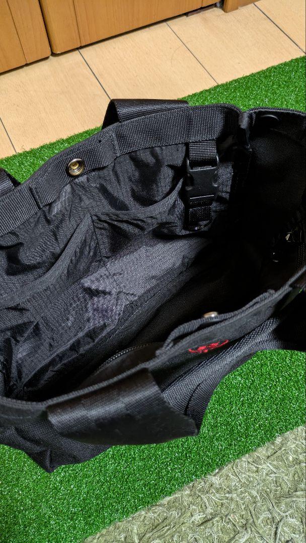 超美品 BRIEFING ブリーフィング ラウンドバッグ カートバッグ ブラック