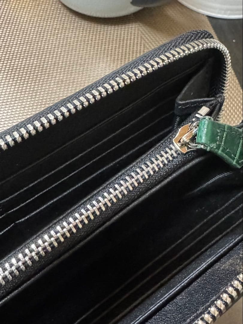 新品未使用!!ダークグリーン クロコダイルレザー 長財布 新品未使用!!ダークグリーン クロコダイルレザー 長財布