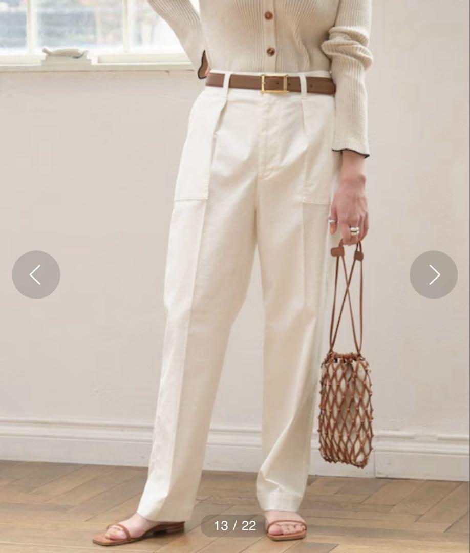 Spick&Span サテンイージーカーゴパンツ 38 Spick & Span（スピックアンドスパン）の「≪追加≫バックサテン