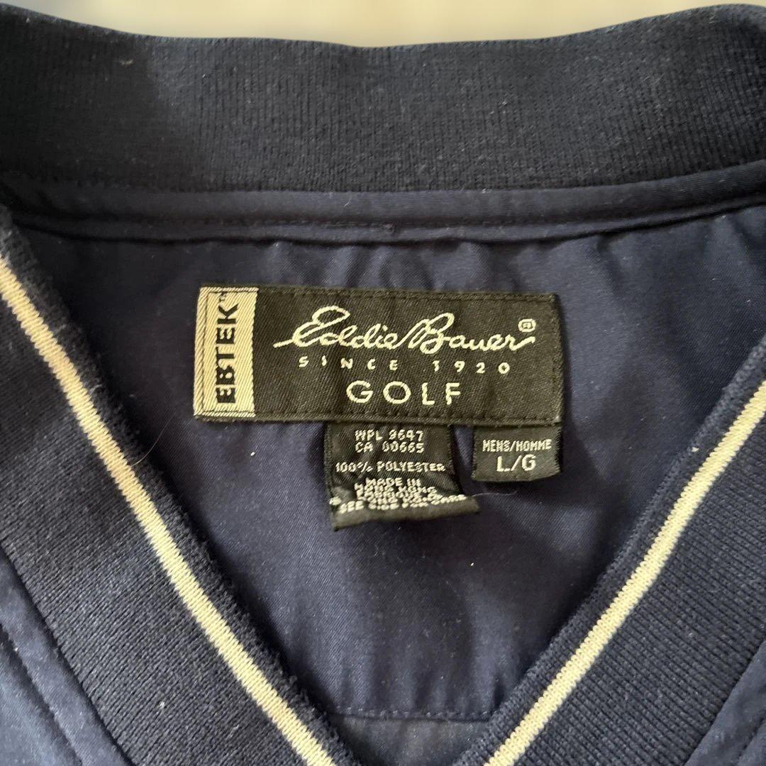 大学 割引 Eddie Bauer Golf Vネック Lサイズ ネイビー - メルカリ メンズウェア