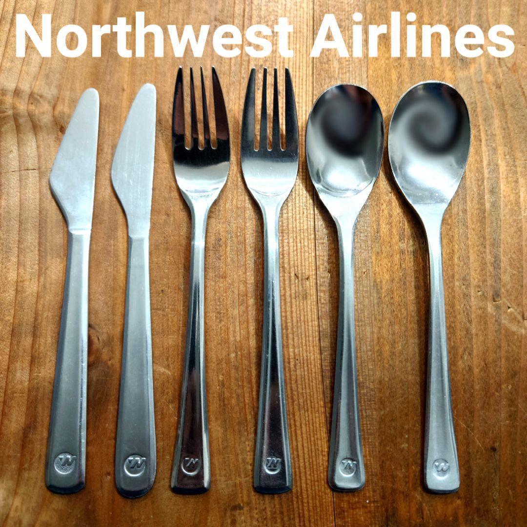 Northwest Airlines ノースウエスト航空 スプーン 他計6本