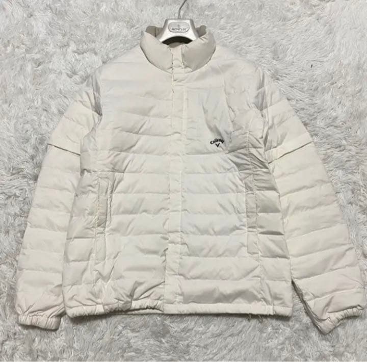 中綿ジャケット【Ｌ】キャロウェイ アウター 2way  白 レッドレーベル 中綿ジャケット アウター