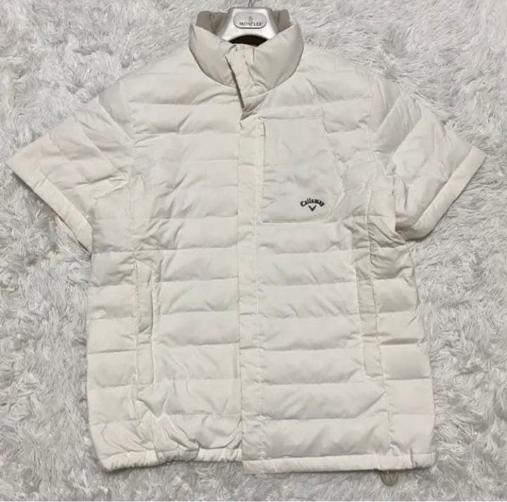 中綿ジャケット【Ｌ】キャロウェイ アウター 2way  白 レッドレーベル 中綿ジャケット アウター