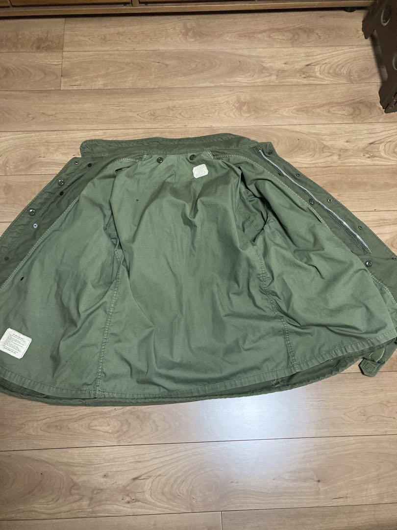 M-65 フィールドジャケット 2nd アルミジップ 60s L-R 画像3