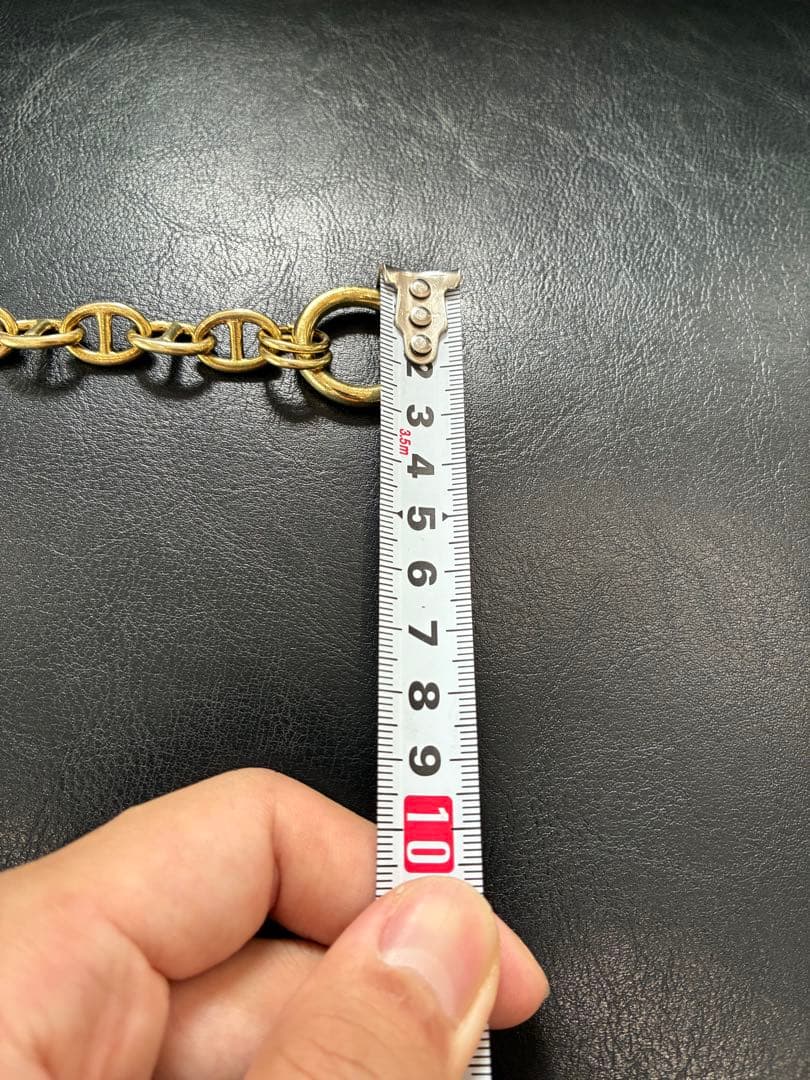 アンカーブレスレット　真鍮　ゴールド