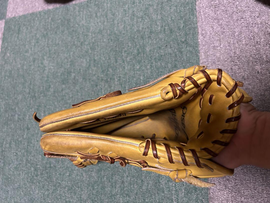 硬式用グローブ　外野手用　アシックス