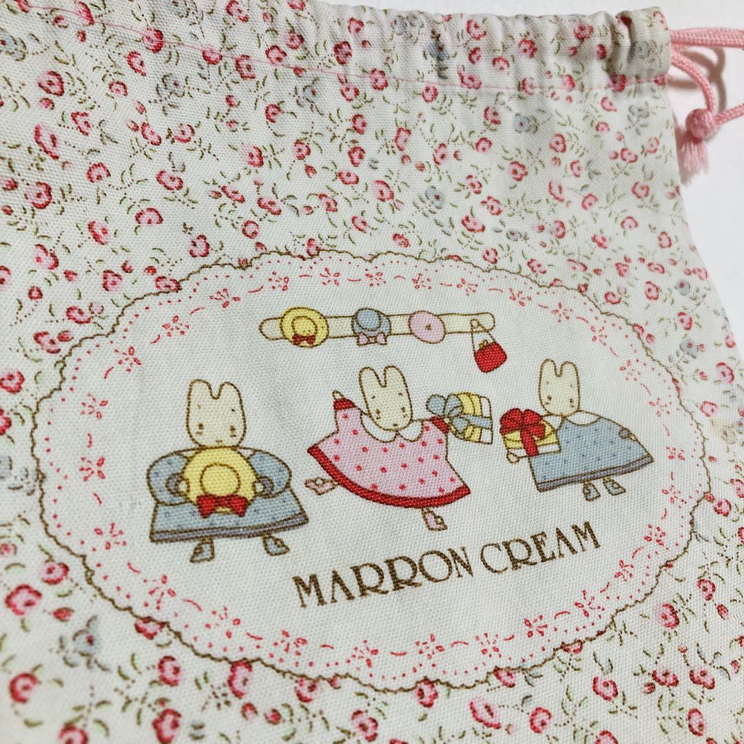 マロンクリーム 巾着ポーチ - メルカリ
