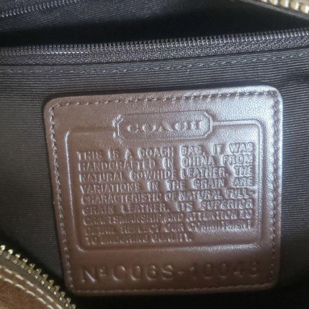 COACHレザーバック ブラウン バッグ