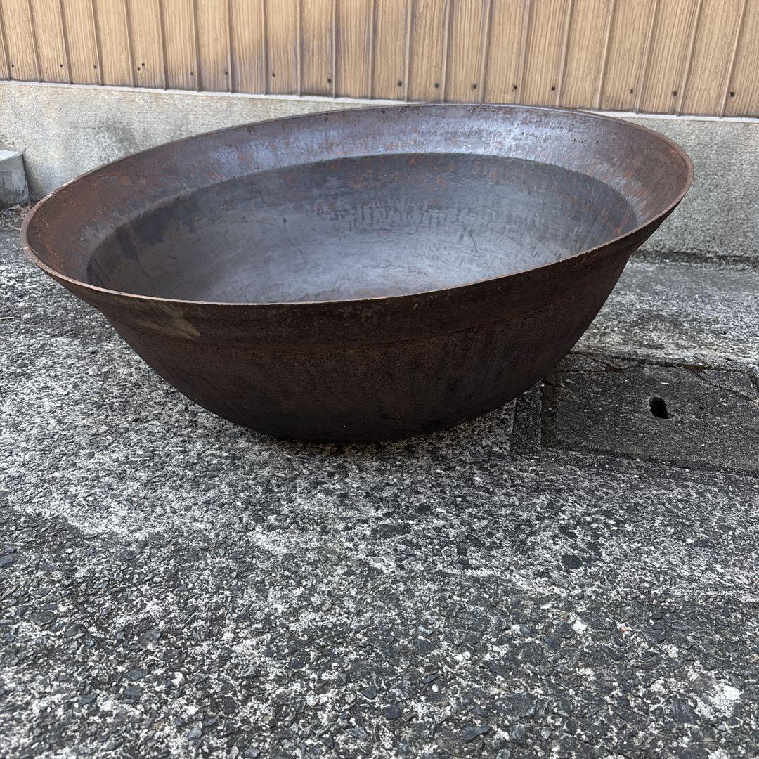 大釜　釜　大鍋　鉄釜　鉄鍋　重さ15kg