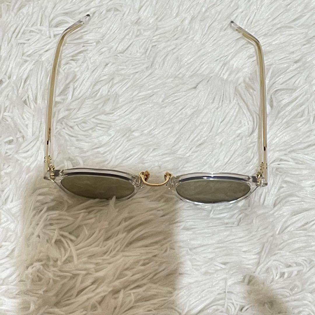 ✨美品✨【A.D.S.R.】［サッチモ 03］クリア × ゴールド　サングラス