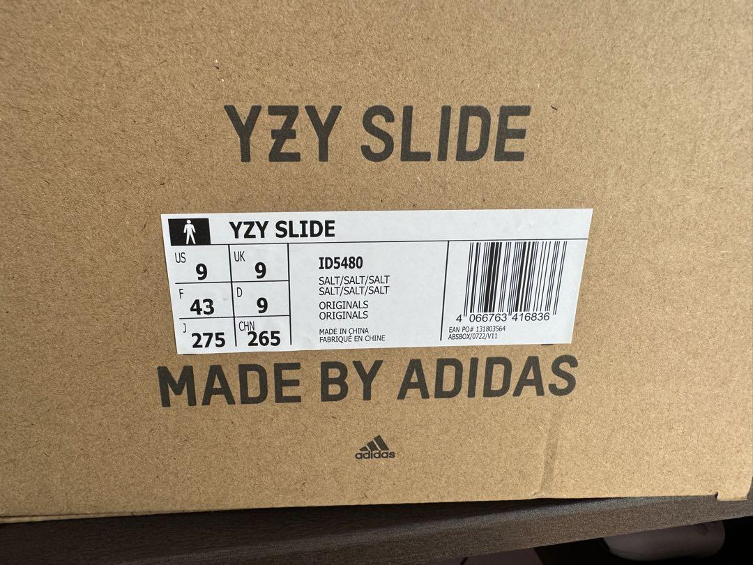 YZY SLIDE 27.5 SALT YEEZY SLIDE ソルト