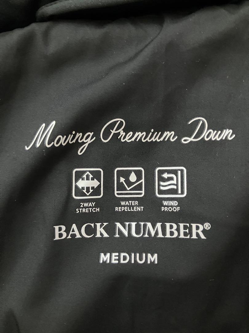 BACK NUMBERコマツダウンジャケット