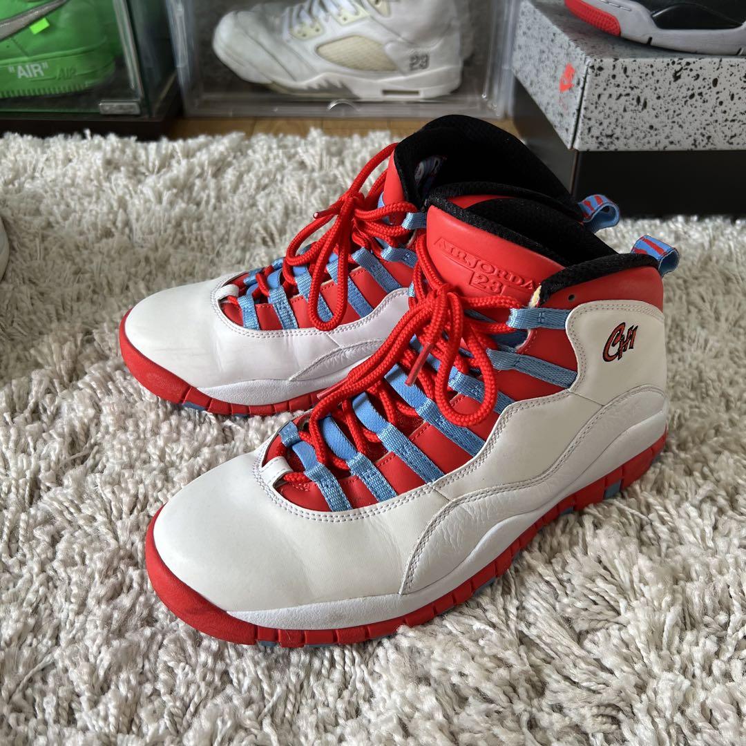 Air Jordan 10 ホワイト/レッド/ブルー