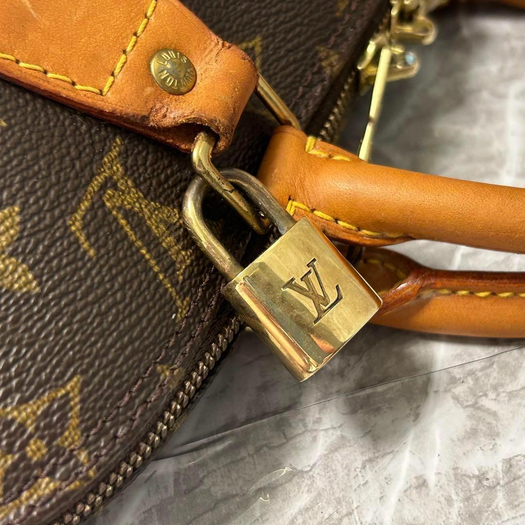 【人気ショップが最安値挑戦！】 真贋済 LOUIS VUITTON モノグラム アルマ ハンドバッグ 南京錠 バッグ