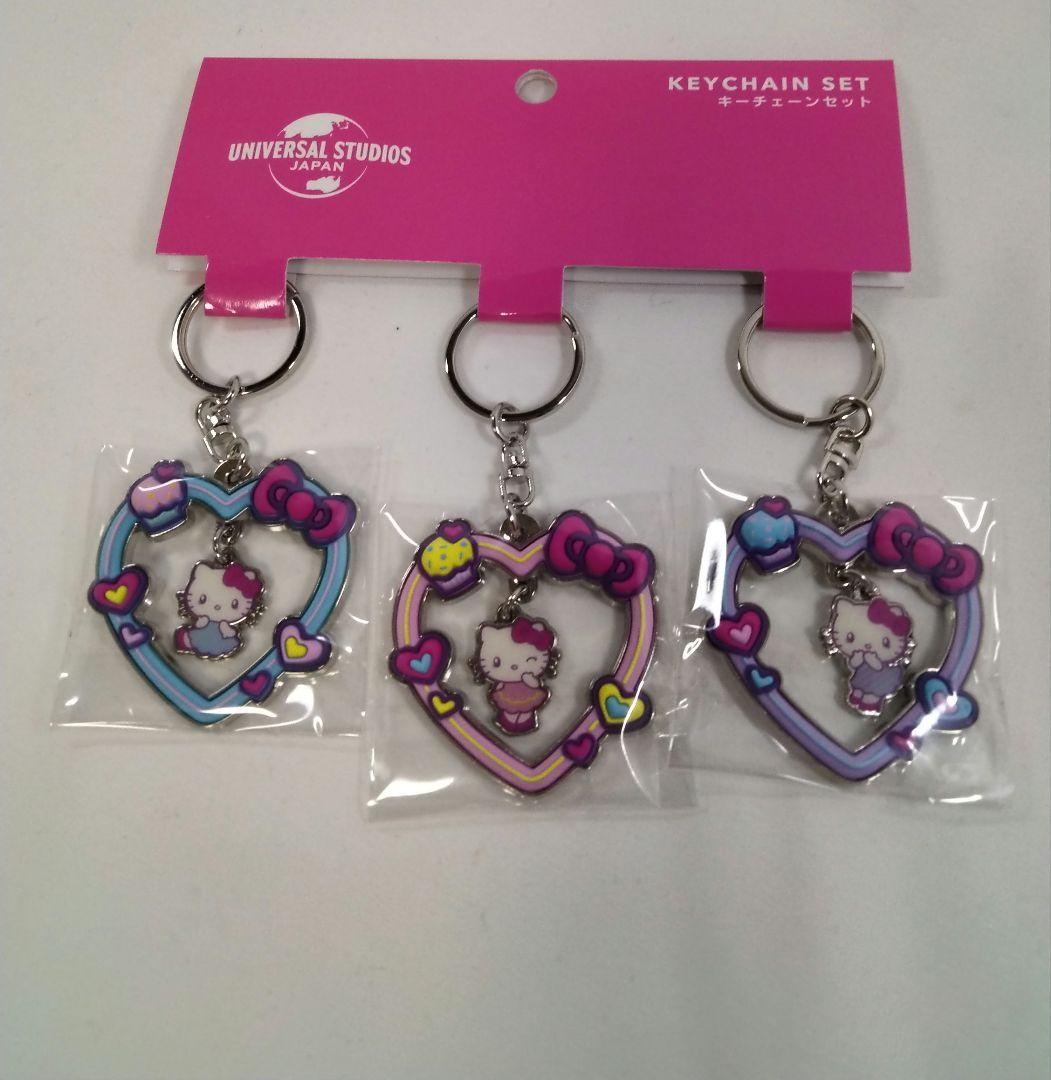 ゆ*い様 ハローキティ 和風デザイン キーホルダーセット　ツメ大 京都限定】ハローキティ舞妓 アクリルキーホルダー