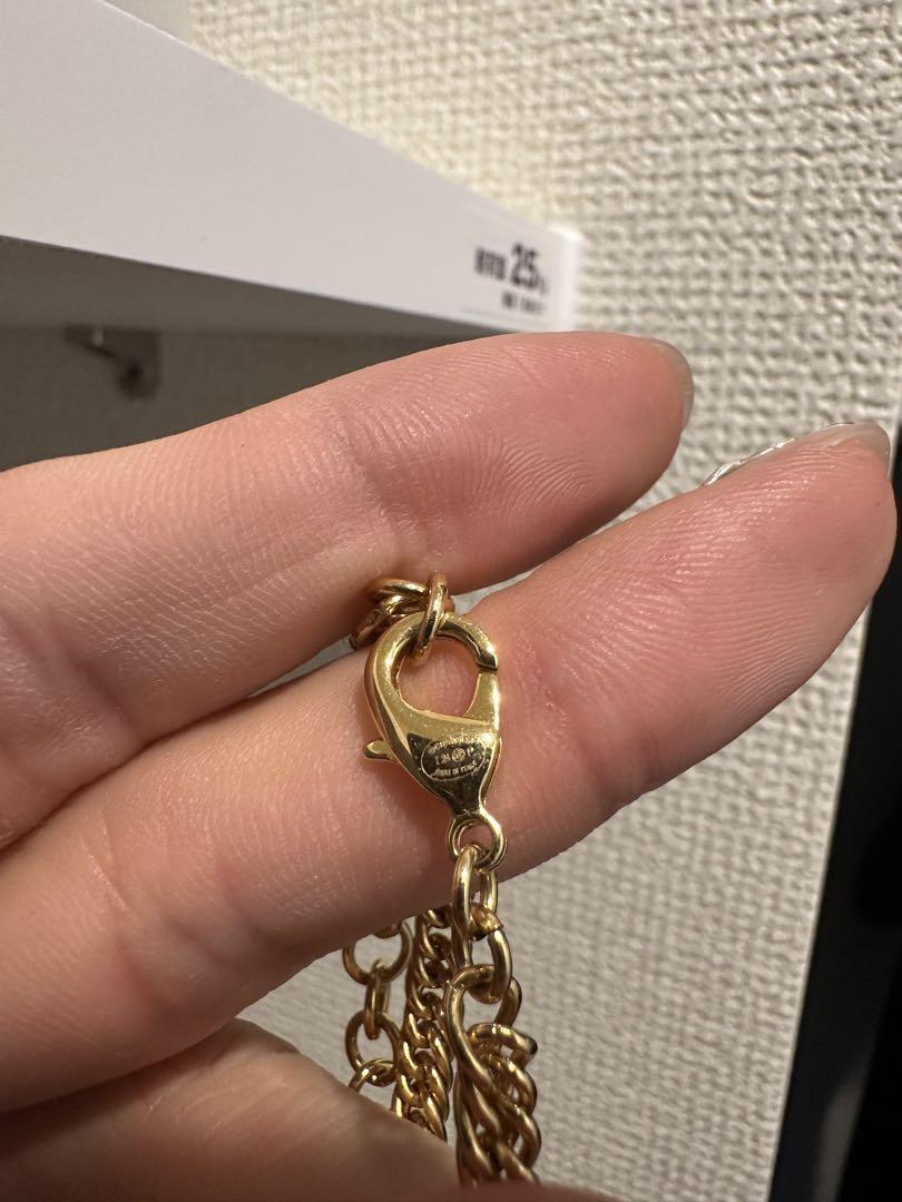 最終値下げCHANEL ナンバー5 ロング ネックレス ゴールド ブルー
