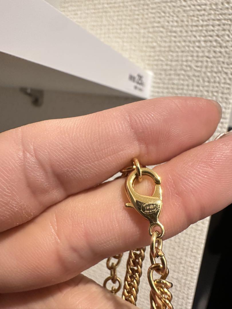 最終値下げCHANEL ナンバー5 ロング ネックレス ゴールド ブルー