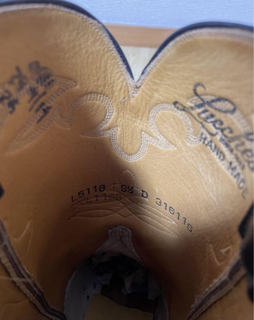 ルケーシー Lucchese スティングレイ ウエスタンブーツ　エイ革