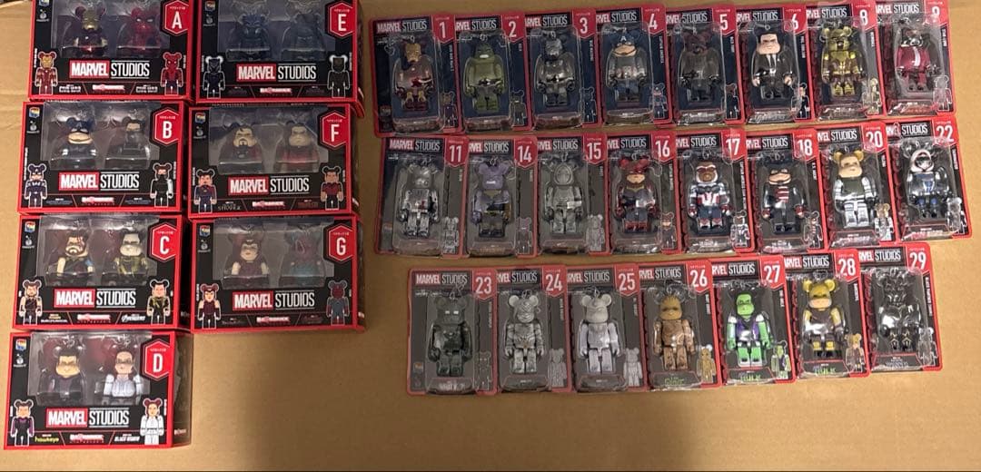 MARVEL ハッピーくじ ベアブリック