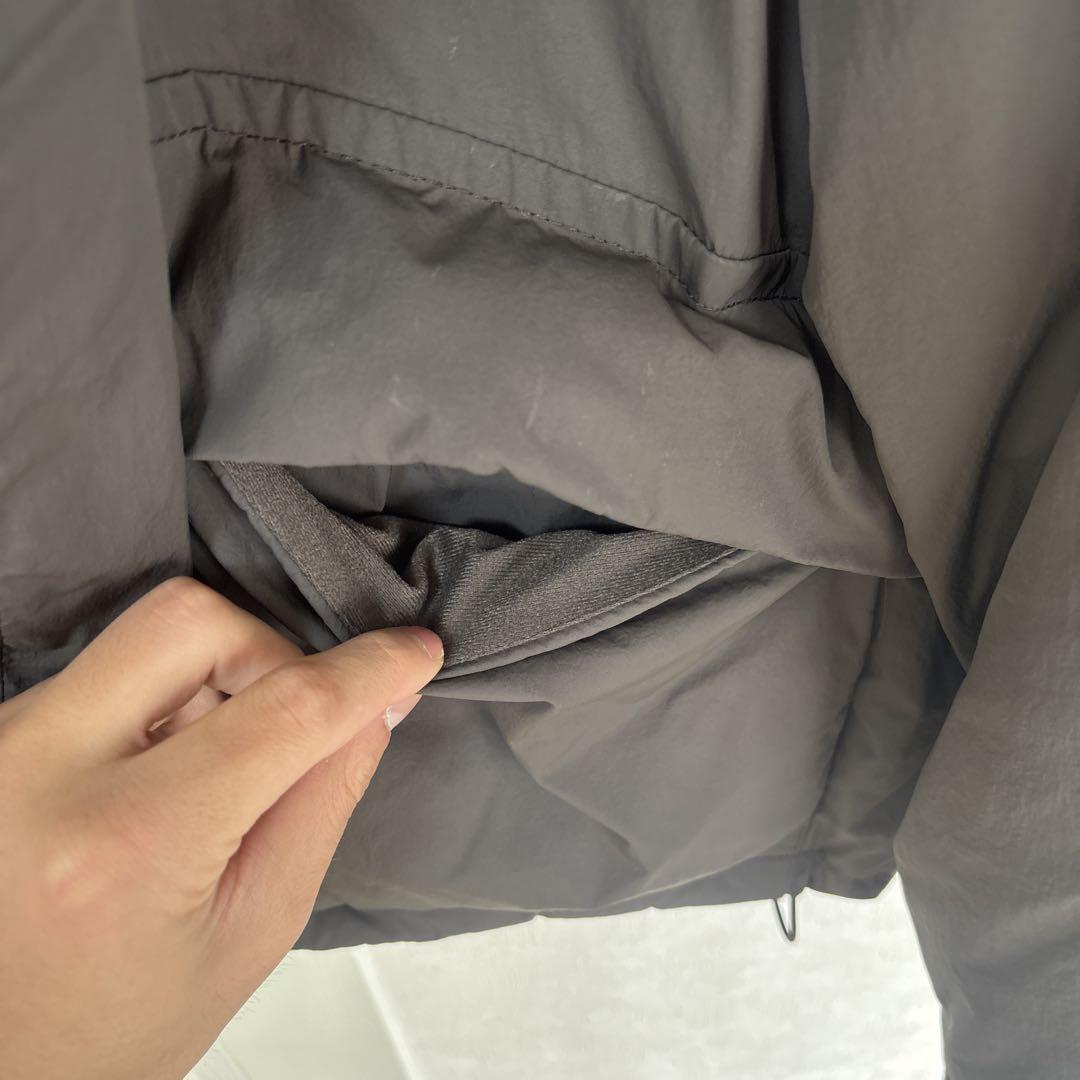 NYLON 66 HEAT FIBER PADDEDJACKETアッシュブラウン