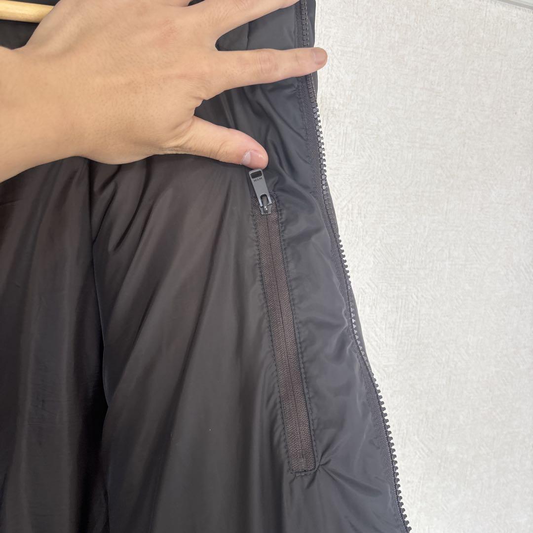 NYLON 66 HEAT FIBER PADDEDJACKETアッシュブラウン