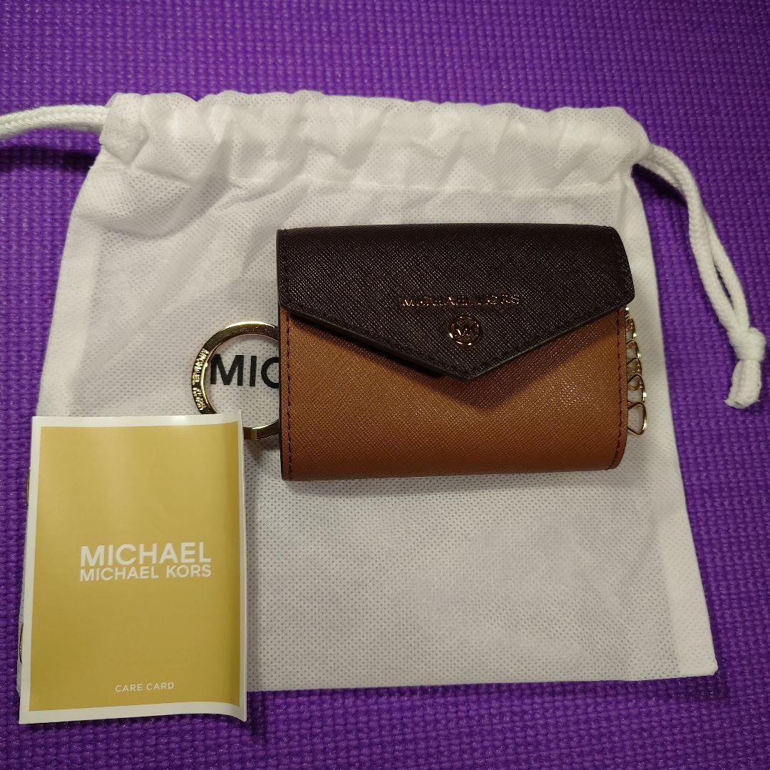 MICHAEL KORS キーケース ブラウン - メルカリ