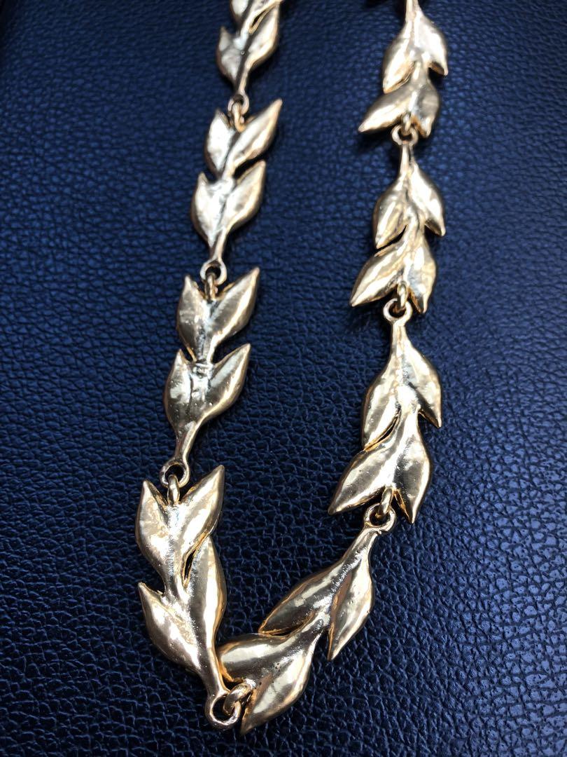 Vintage Gold Leaf Necklaceヴィンテージ ネックレス 5,800円