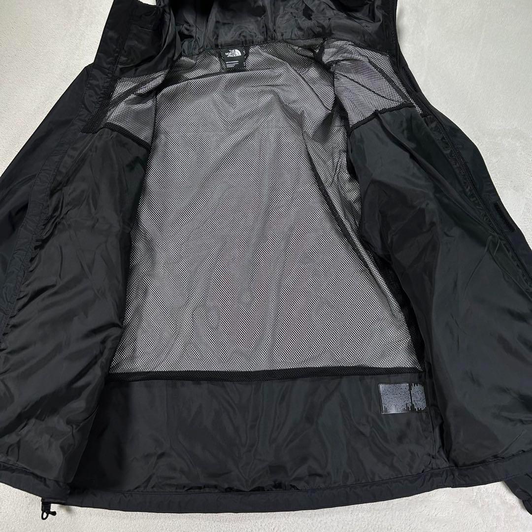 【THE NORTH FACE】ナイロンジャケット　ウエストドローストリング　黒