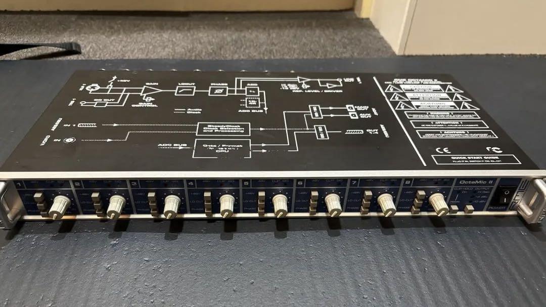 RME Octamic II 8チャンネルマイクプリアンプ