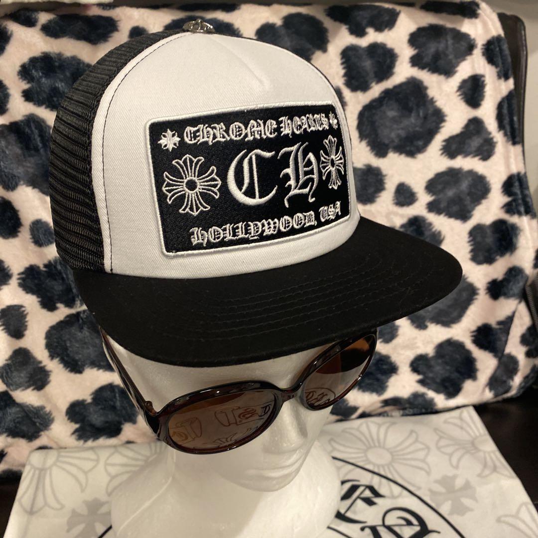 新品　CHトラッカーキャップ クロムブラック✖️ホワイト⑧