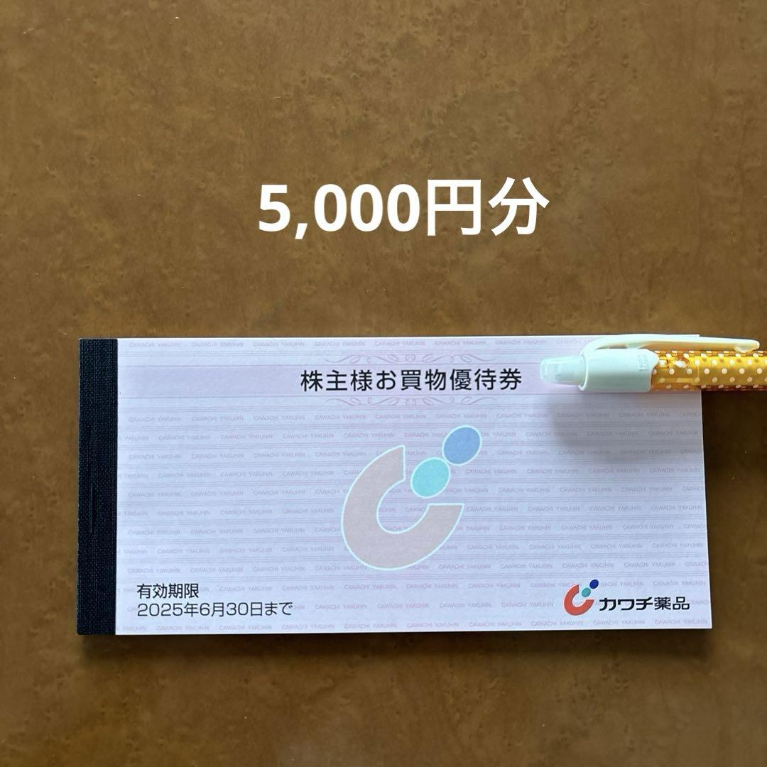 カワチ薬品 株主優待 5,000円分 - メルカリ