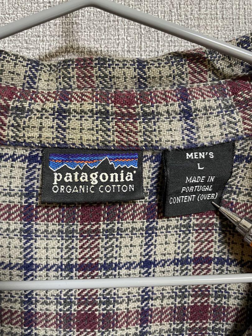 90s Patagonia ヘビーフランネルシャツ チェック柄