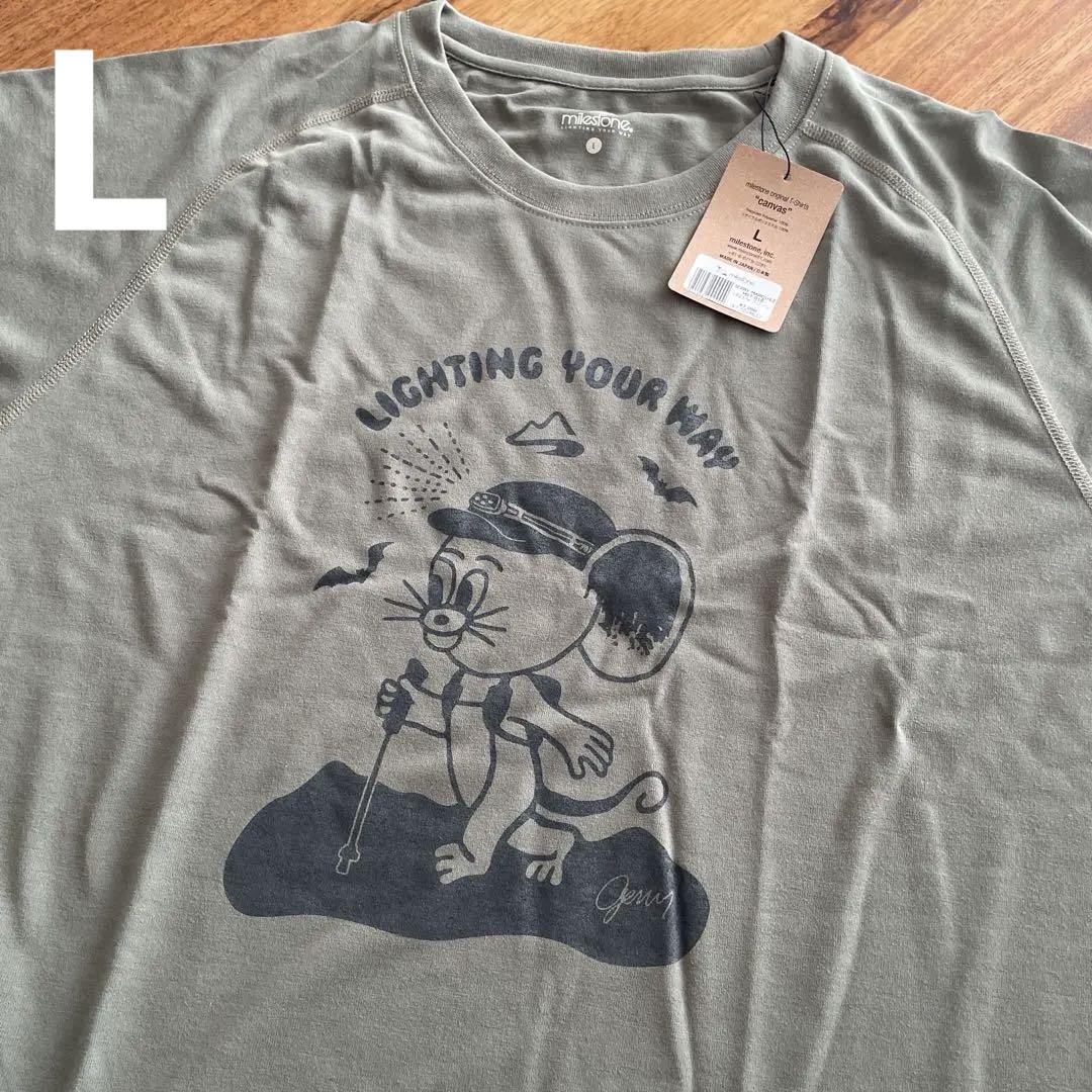 マイルストーンmilestone10周年Tシャツジェリーマルケス Mサイズ milestone original T-Shisrt canvas 