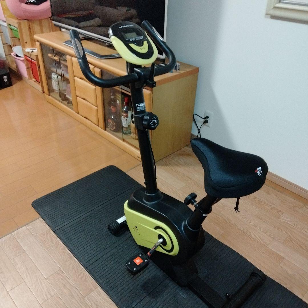 ALINCO フィットネスバイク 黒と黄