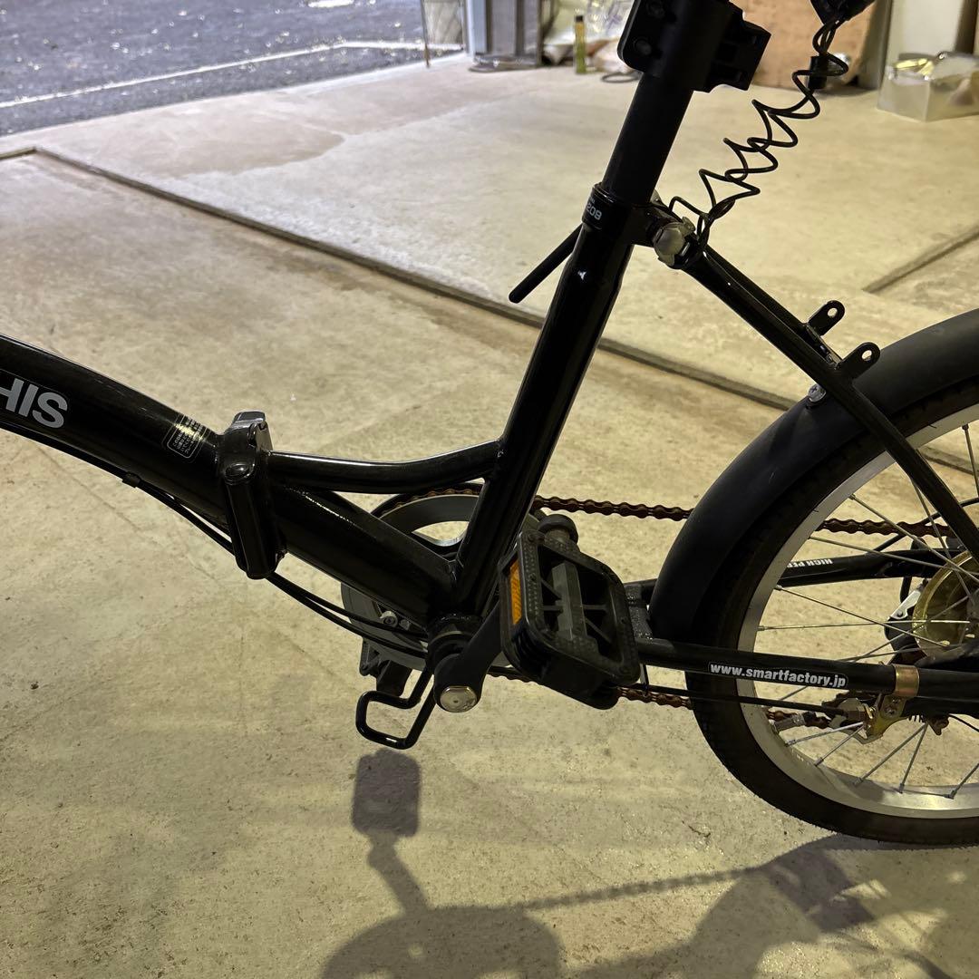 折りたたみ自転車 GRAPHISやや傷や汚れあり