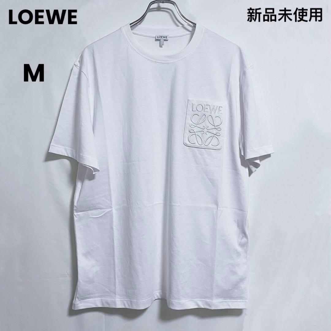LOEWE アナグラム刺繍 半袖Tシャツ Mサイズ