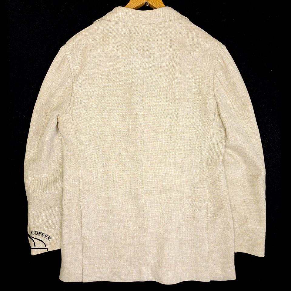伊製生地 LoroPiana ZELANDER 麻 リネン ジャケット a184