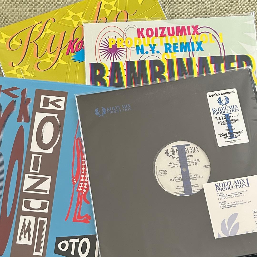 4枚セット 小泉今日子 KOIZUMIX PRODUCTION 藤原ヒロシ目立った傷や汚れなし