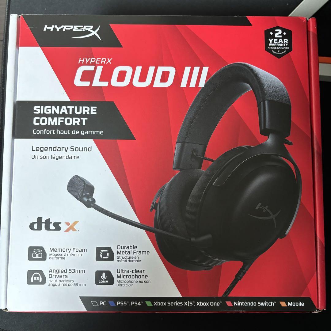HyperX Cloud III ゲーミングヘッドセット
