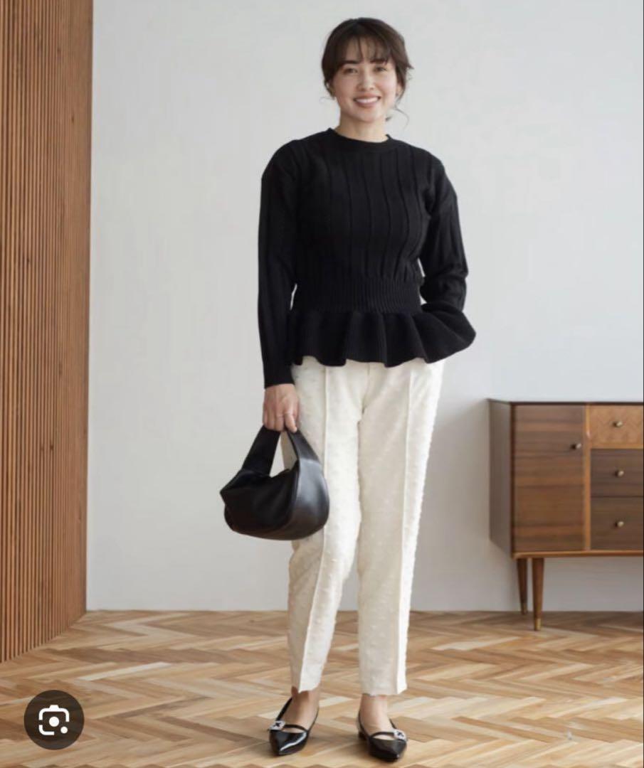 【美品】オーガ　ohga ドットパンツ 美品 OHGA／ オーガ ドットジャガードパンツ - メルカリ