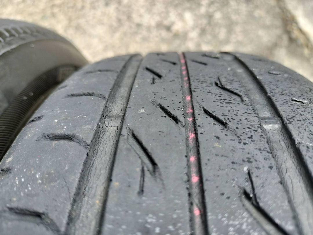 ※※　ぱん　※※レイズ　メッキホイール　タイヤ4本セット155/65R14