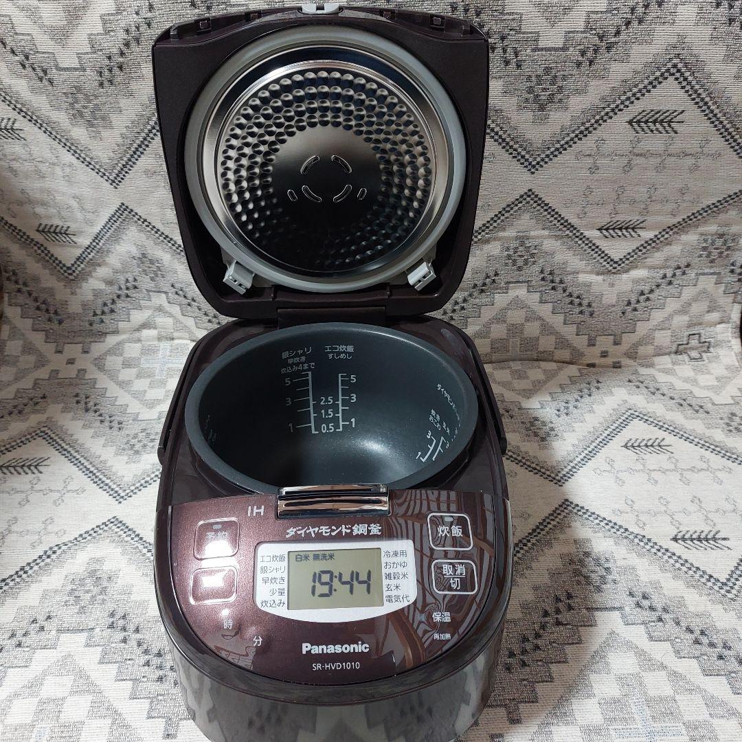 数量限定！在庫処分セール 売り切れ御免 Panasonic ダイヤモンド銅釜 5合 2023年製☆ SR-HV1010 炊飯器・餅つき機