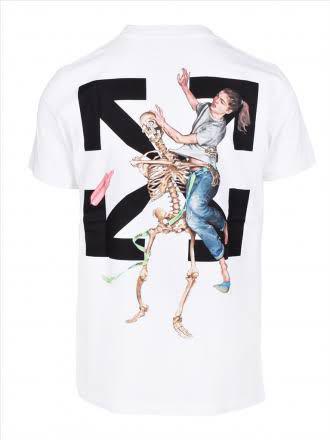 オフホワイト Off-white パスカル スケルトン Tシャツ