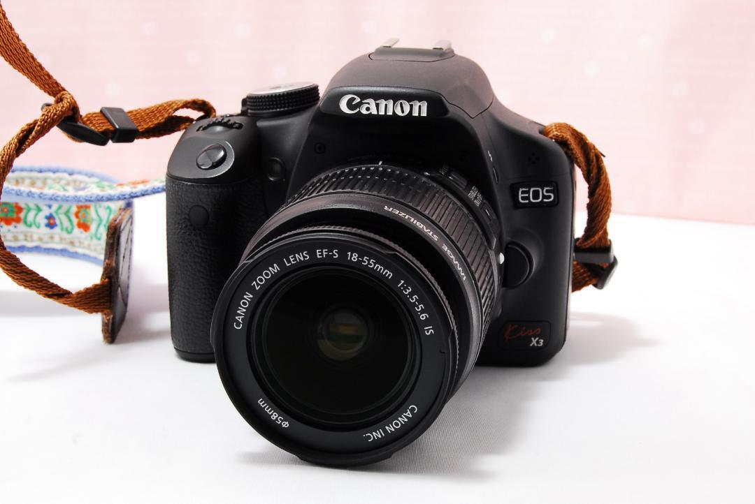 〓驚く程軽いデジタル一眼レフカメラ〓キヤノン Canon EOS Kiss X3