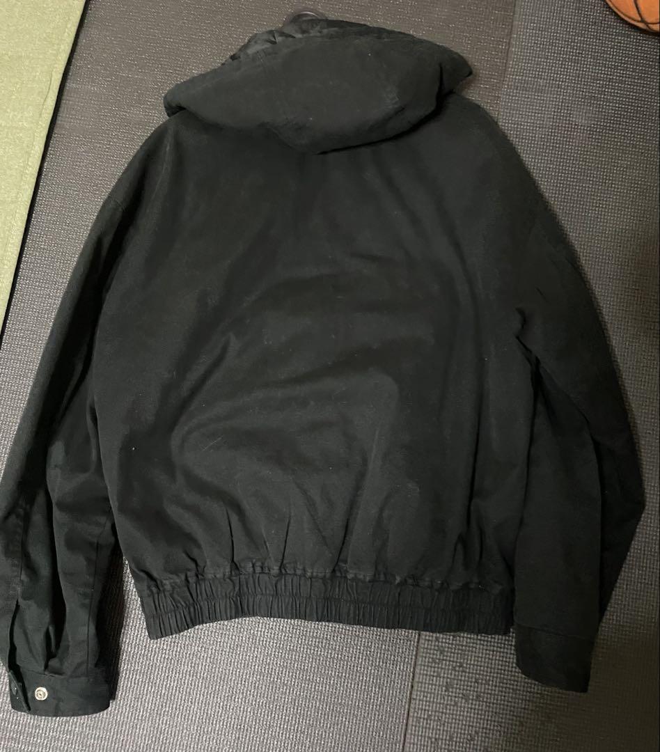 Supreme Leather Collar Utility Jacket