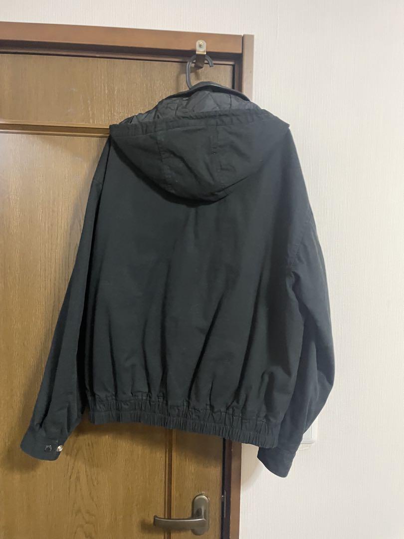 Supreme Leather Collar Utility Jacket