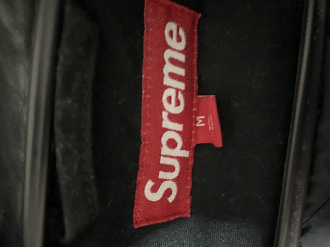 Supreme Leather Collar Utility Jacket