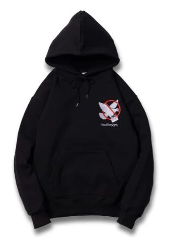 トップス vaultroom PEACEFUL HOODIE / BLK XL
