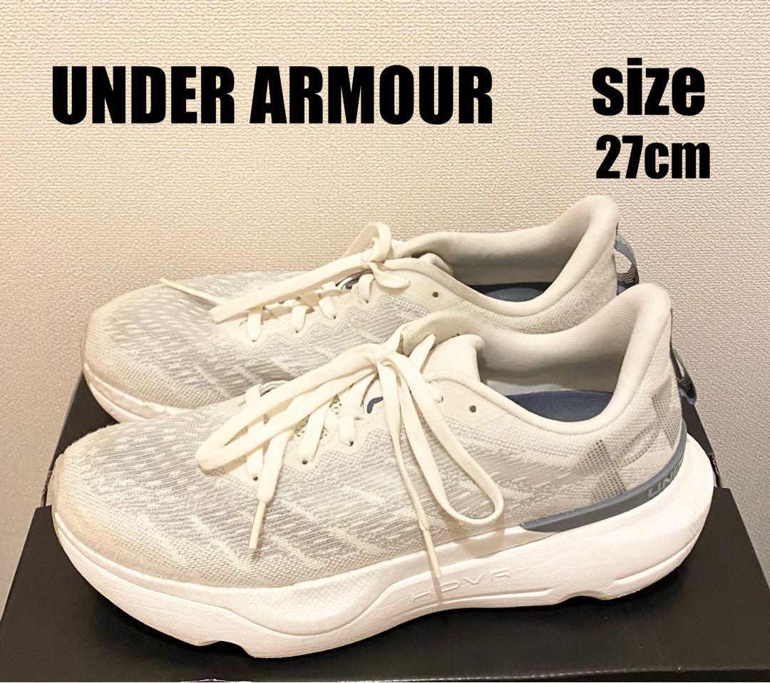 アンダーアーマー　27cm 厚底　インフィニットブリーズ　2回着用のみ　箱あり